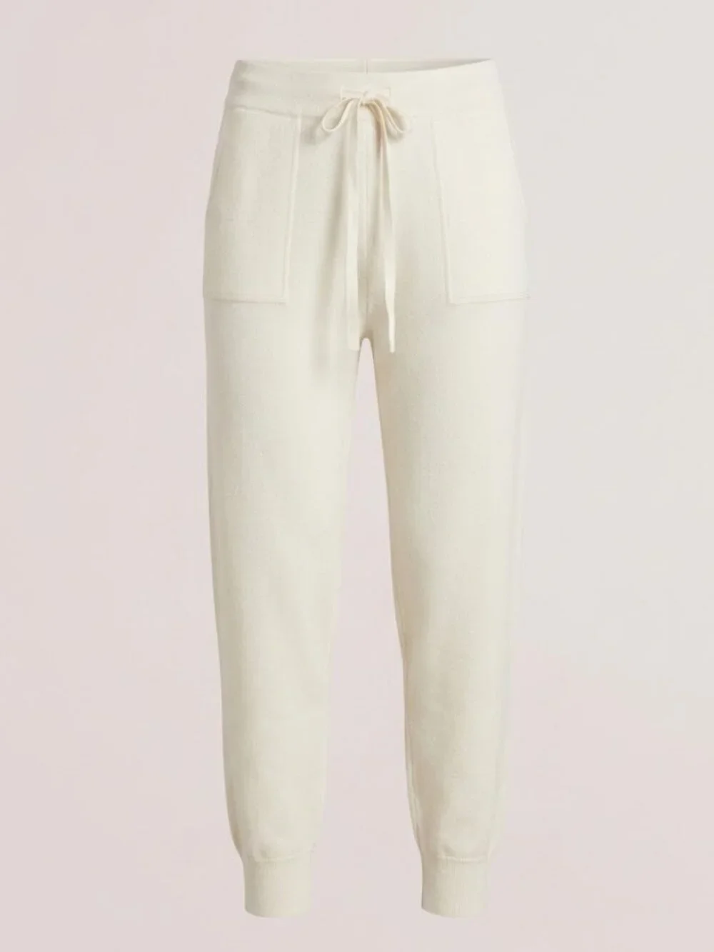 J. Crew Knit Cotton and Cashmere Jogger in Size Small Ivory NWT